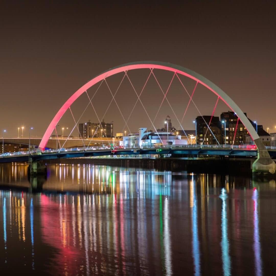 Glasgow Green Getaway With Free Parking Exterior foto